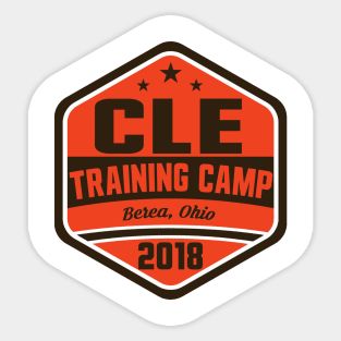 Football TRAINING CAMP Berea Sticker